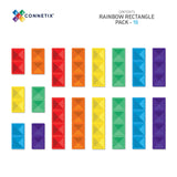 Connetix 18 Piece Rainbow Rectangle Set
