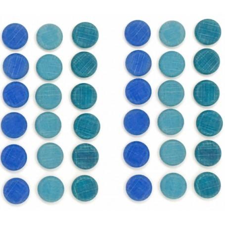 Grapat Mandala Blue Coins