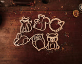 Kinfolk and Co - Eco Cutters - Mini Woodlands Animals