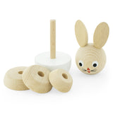 Miva Vacov | Wooden Stacking Tower | Bunny - SALE