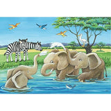 Ravensburger Puzzle - 2 x 12pc - Baby Safari Animals