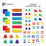 Connetix | 102 Piece Create Pack | Rainbow