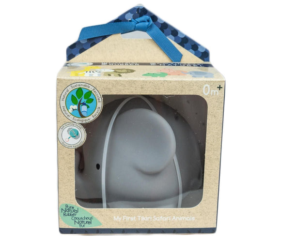 Tikiri | Bath Toy, Rattle and Teeter | Gift Box - Elephant