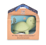 Tikiri | Bath Toy, Rattle and Teeter | Gift Box -Turtle
