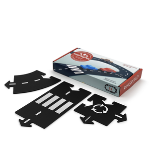 Waytoplay Ringroad flexible toy road packaging and pieces