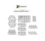Connetix 34 Piece Clear Starter Pack