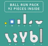 Connetix 92 piece ball run pack contents