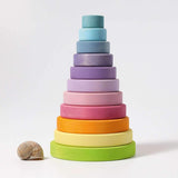 Grimms Large Conical Stacking Tower - Pastel