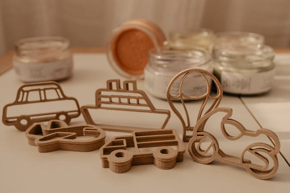 Kinfolk and Co - Mini Eco Cutters - Transport