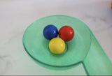 Three primary colour balls from the Learn & Grow Set of 3 balls