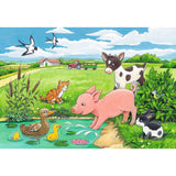 Ravensburger Puzzle - 2 x 12pc - Baby Farm Animal