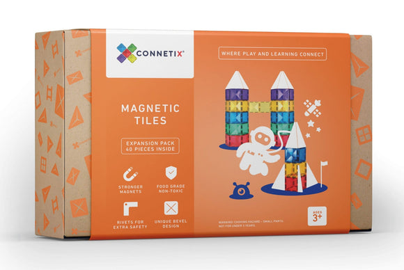 Connetix 40 piece expansion pack packaging