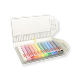 Kitpas Stick Crayons with holder set of 12 colours