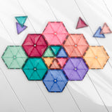 Connetix Tiles - 40 piece pastel geometry set